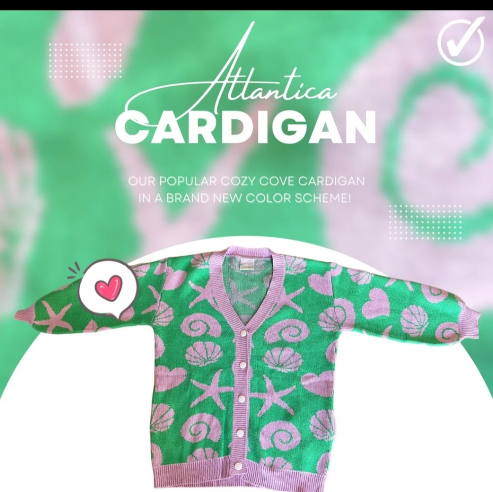 Glimmerwood Ariel Inspired Cardigan